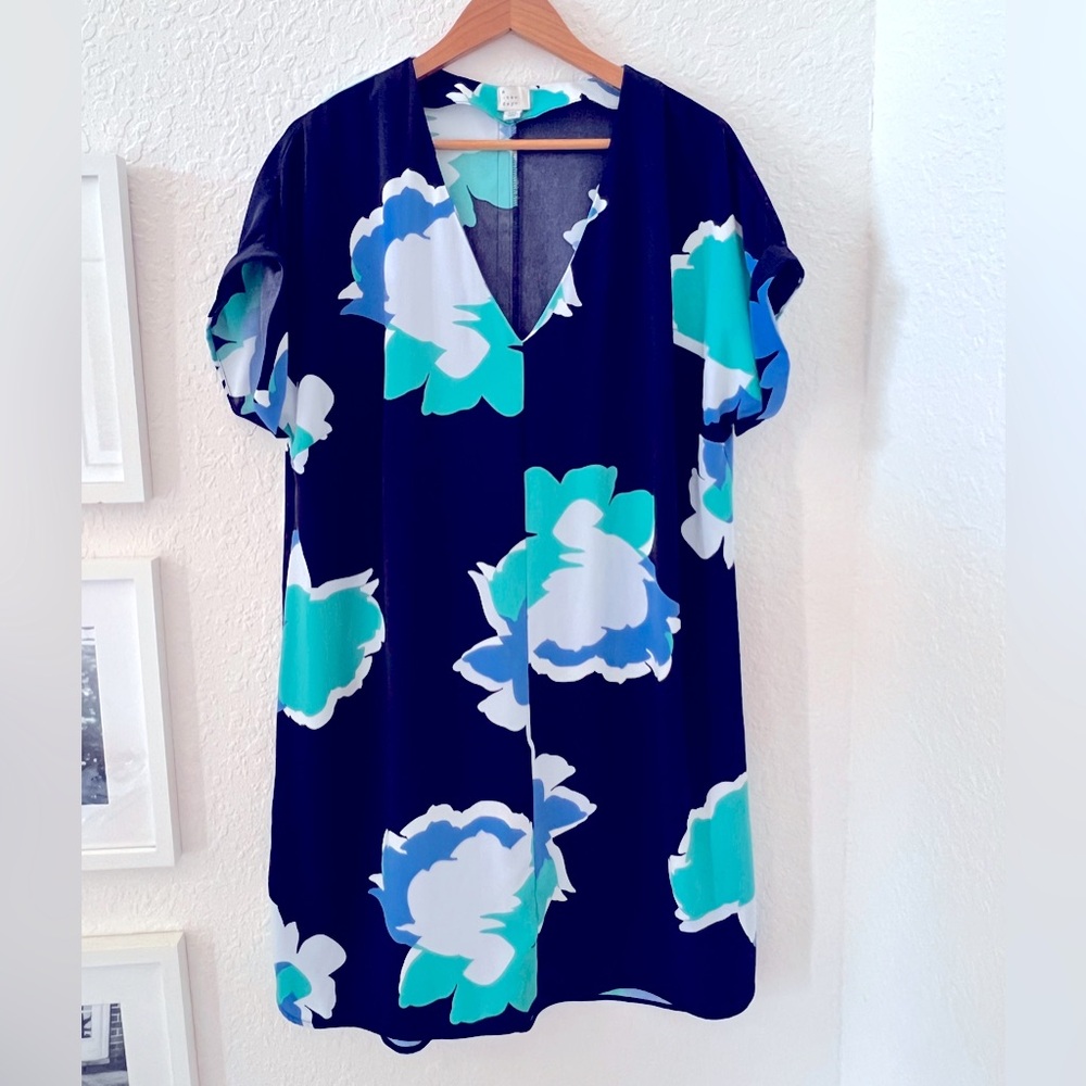 A New Day blue floral dress